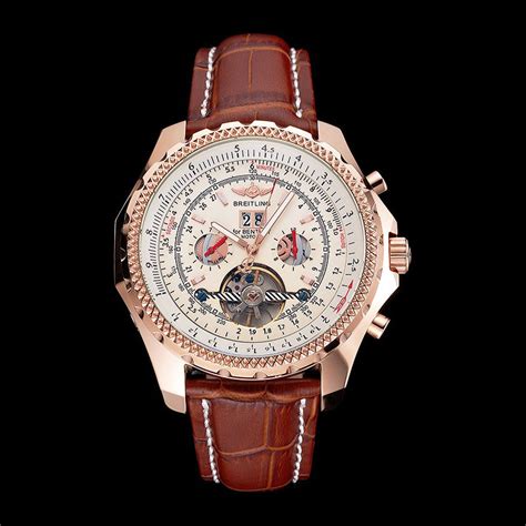 breitling bentley mulliner tourbillon brown leather rose gold|breitling for bentley tourbillon.